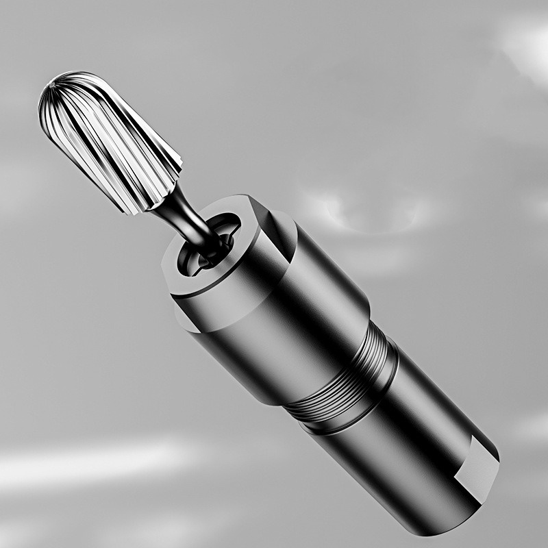 1 st. modifierad adapter för 3/6mm- vinkelslip till chuck för rak slipmaskin,  m10- gängade slipverktyg för 100-- typs vinkelslip