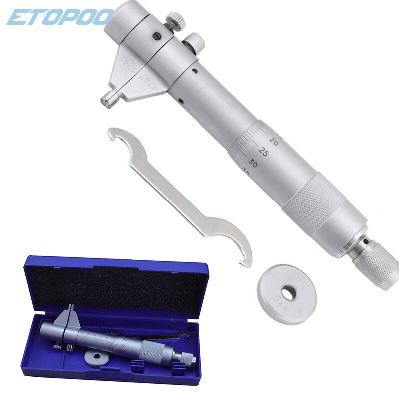 5-30mm Innen Mikrometer Schraube Messgerät metrisch Interne Mikrometer Hartmetall Sauerei Werkzeuge