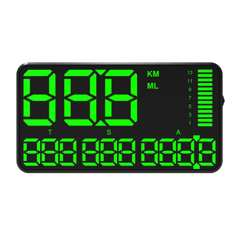 C90 Car HUD Head Up Display GPS Speedometer Speed Display KM/H MPH For Car