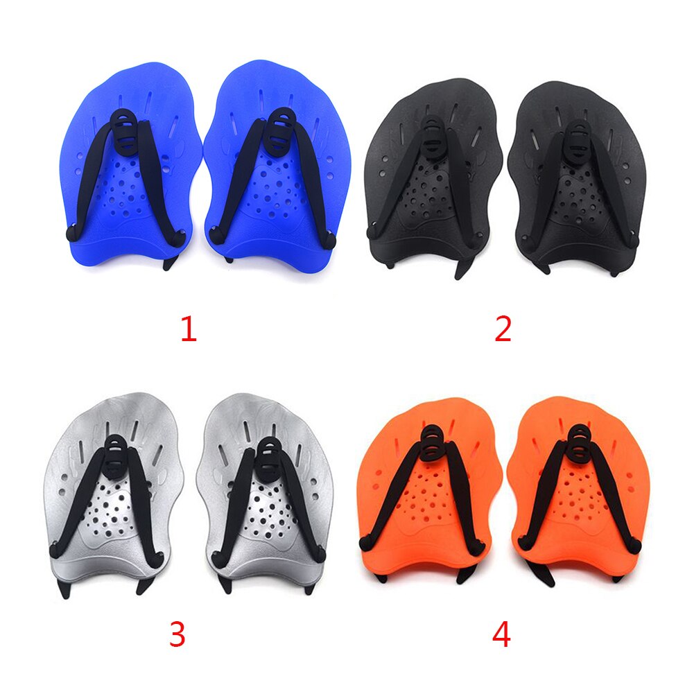 Swim Paddles Training - Adjustable Hand Flippers Gloves - Learn Gear for Men Women Kids