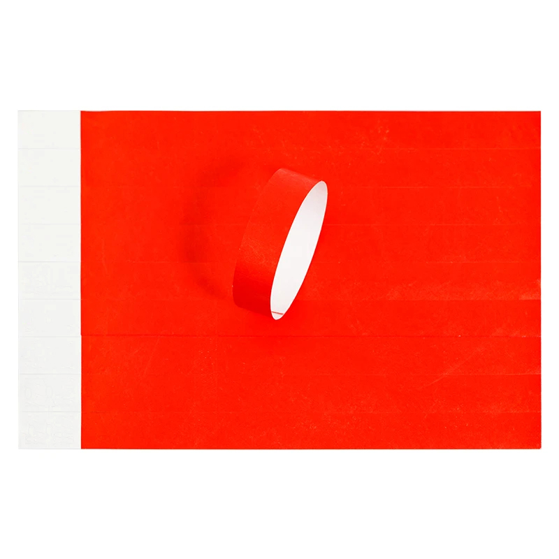DUBAND 1000 Pcs No Logo Paper 3/4 Inch Wristbands for Event, Sport Wristband, Tyvek ID Festival Paper Bracelet