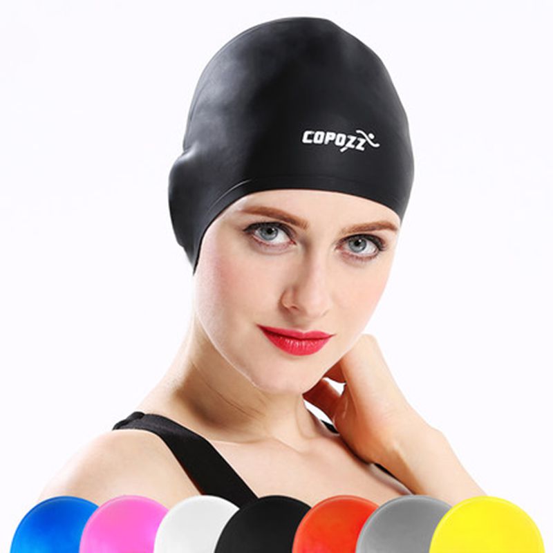 unisexe sport Silicone élastique étanche cache-oreilles oreille protecteur bonnet de natation sport natation piscine chapeau couverture