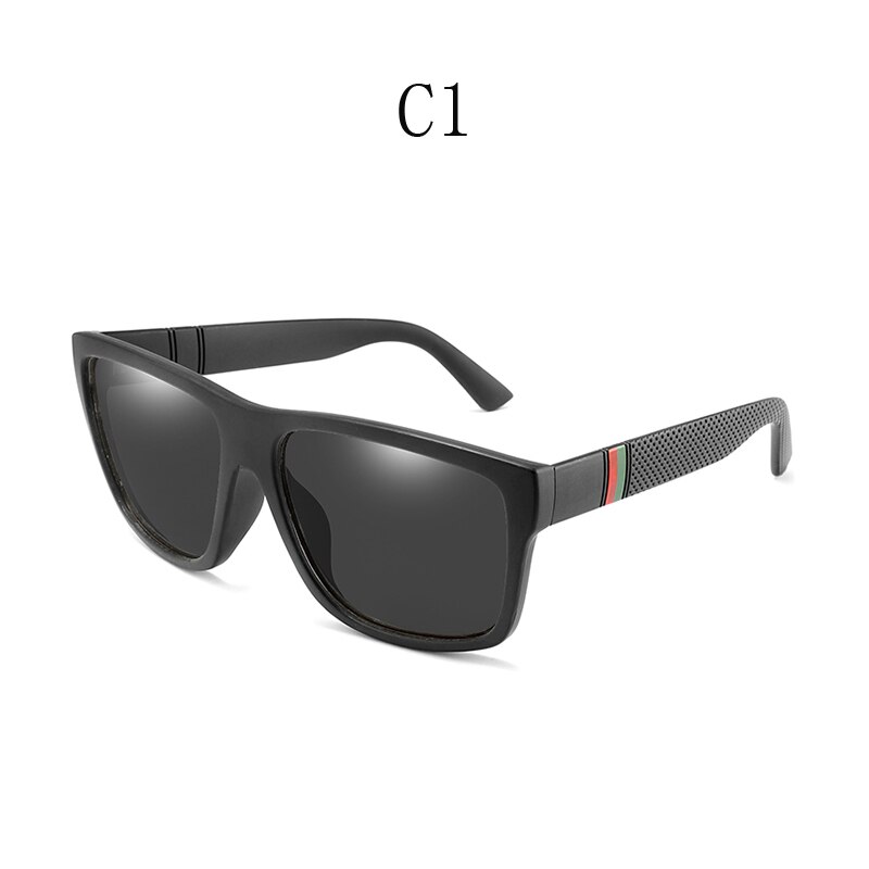 Polaroid Sonnenbrille Unisex Platz Vintage Sonnenbrille Berühmte Sunglases Polarisierte Sonnenbrille Oculos Feminino für Frauen Männer: 7-KP1055-C1