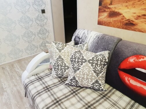 Junwell delikat bomuldslærred broderi firkantet damask dekorativ pude terrasse sofa pude usynlig lynlås 45 x 45cm kvm