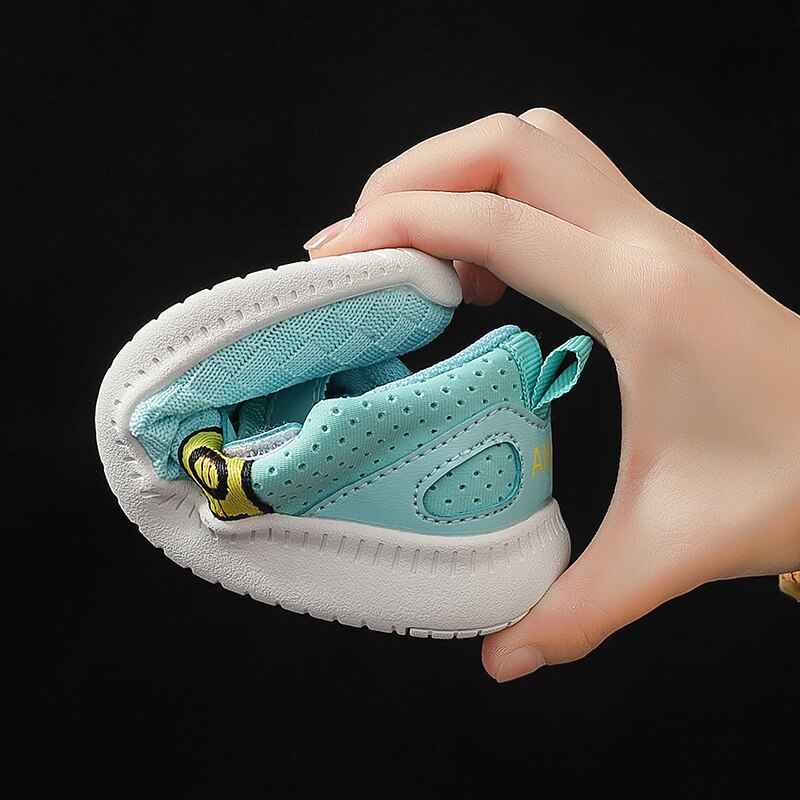 Lente Herfst Meisjes Jongens Sport Schoenen Antislip Zachte Bodem Kinderen Baby Sneakers Casual Kids Flat Sneakers Wit Canvas