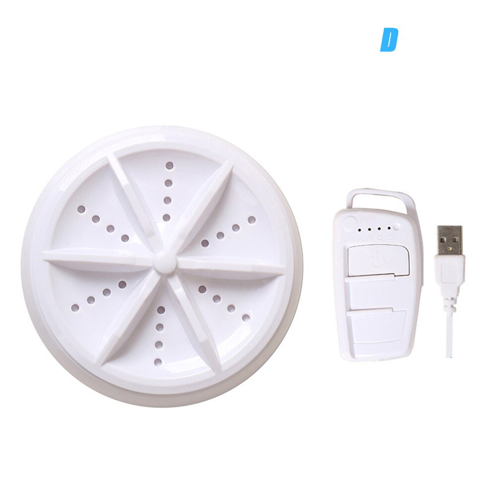 Bañera plegable portátil para lavado de ropa, Mini lavadora automática, cubo para el hogar, balde de lavar ropa rotativo: D