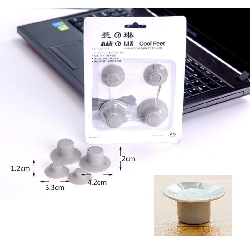 Multifunktionell bärbar kylplatta notebook med högklackade macbook air pro kylfötter för 11 " 14 " 13 " 15.6 " 17 "