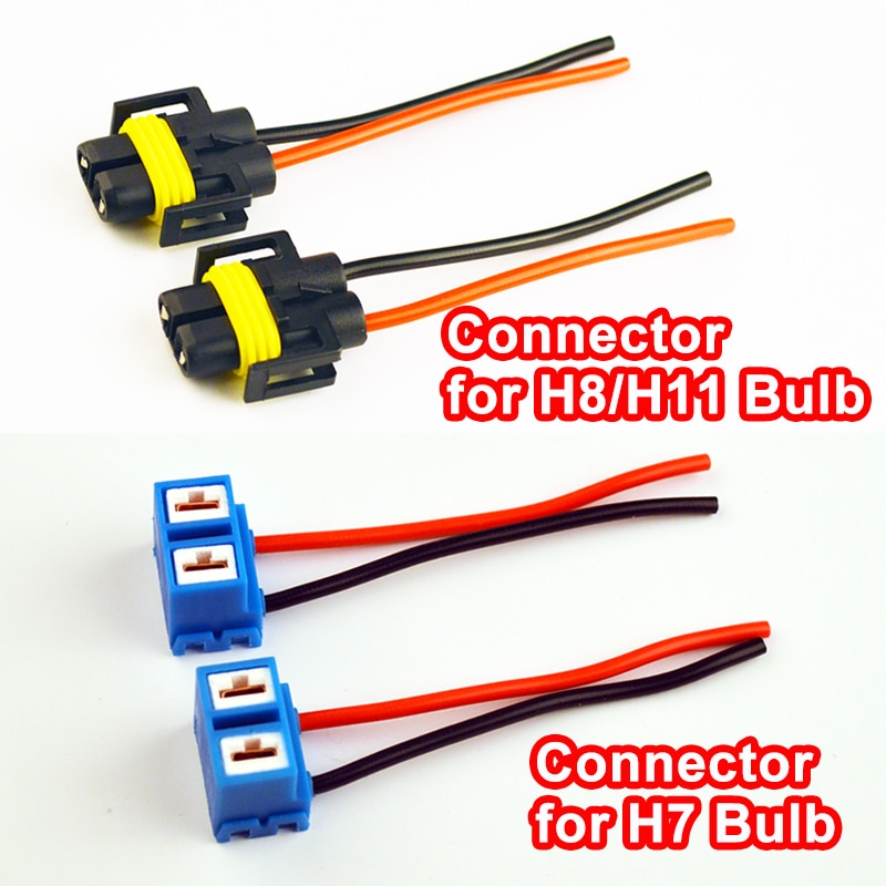 Conector Lâmpada para H1 Hippcron H3 H4 H7 HB3 9005 HB4 9006 H8 H11 Feminino Cerâmica Soquete para Lâmpada Auto Conectores (2 PÇS/LOTE)