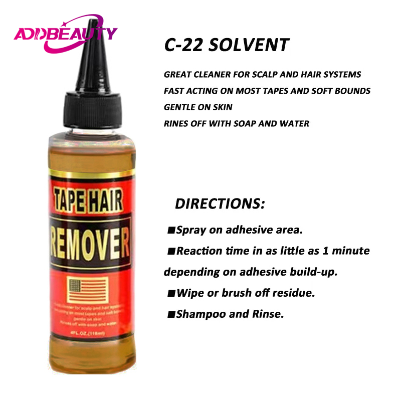 Ultra Hold Walker Tapes C-22 Lijmverwijderaar voor Lace Front Pruiken Menselijk haar Toupetje 15 ml Garenloos Lijmtape Waterdichte lijmverwijderaar
