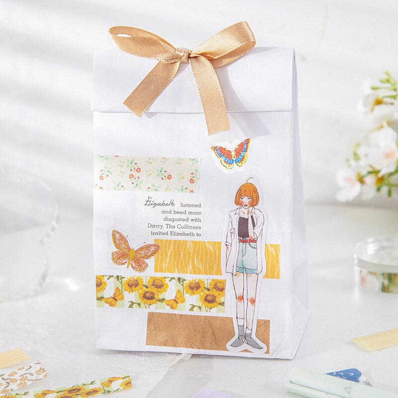 30 stk fantastisk fargeserie dekorative lange klistremerker scrapbooking etikett dagbok skrivesaker album telefon ins tidsskrift planlegger