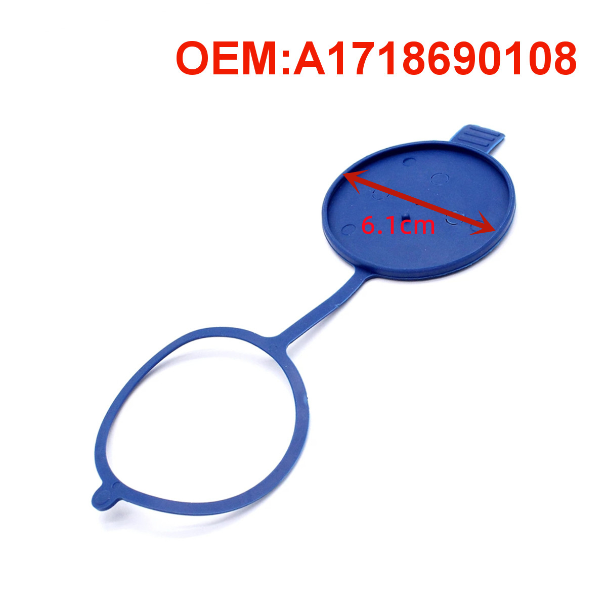 A 1248690072 Tapa del tanque del depósito de líquido limpiaparabrisas del coche A 1718690108 Para Mercedes-Benz W169 W220 W221 W636 W204 W166: Negro