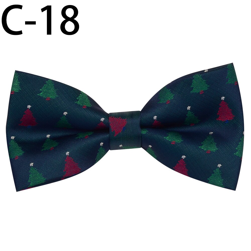 Rbocott julesløyfe barn nyhet sløyfe for gutter snøfnuggtre sløyfe for barn sløyfe størrelse 10cm*5cm