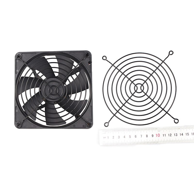 5 Piecces 140mm Fan Grills 140x140m Metal Mesh Finger Protector for 140mm Fan PC Laptop Computer Case Fan LED Fans