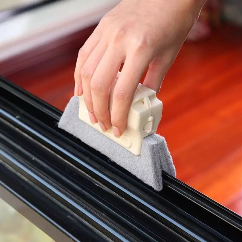 Window Groove Cleaning Brush Magic Window cleaning brush Window Groove Cleaning Cloth Window Slot Brush