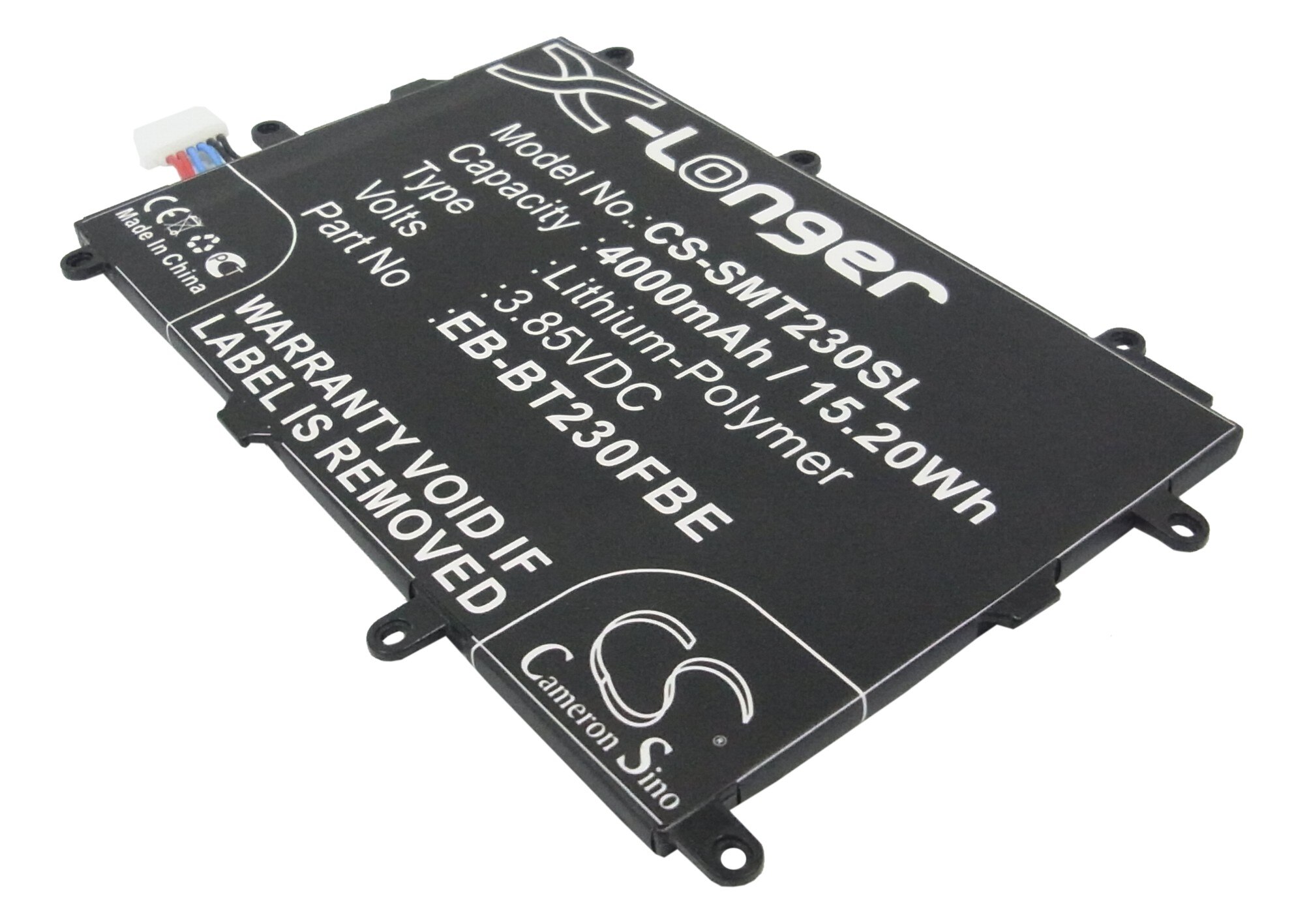 Cameron Sino Replacement Battery 4000mAh for Samsung Galaxy Tab 4 7.0 SM-T230 SM-T231 SM-T235