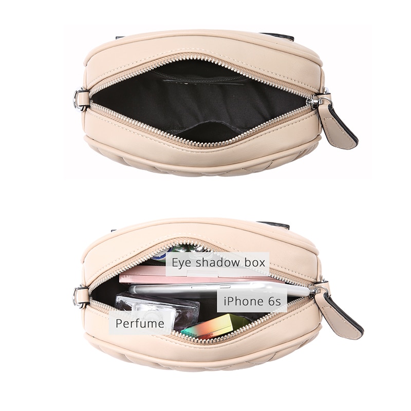 LOVEVOOK Fanny Pack for Women - PU Leather Chest Bag - Plaid Shoulder Pouch - 20x6x11cm
