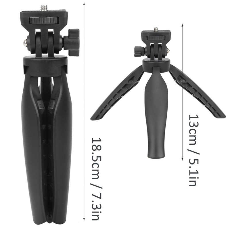 1/4in Desk Tripod Mobile Phone Holder Multi‑Function Mini Portable Supplies Camera Video Accessory