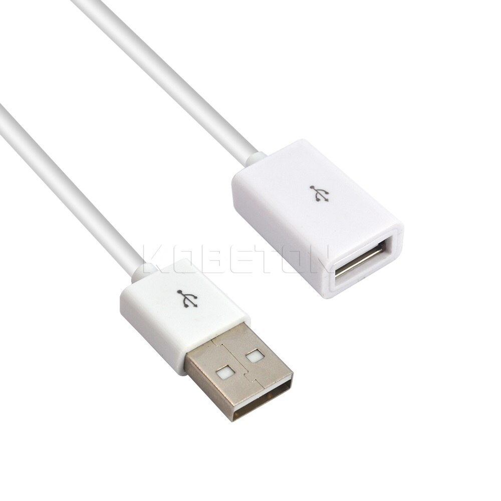 100Cm Usb 2.0 A Man-vrouw Extension Data Cable 0.5M Usb Verlengkabel Extender Lading Extra Kabel voor Pc Laptop Tablet
