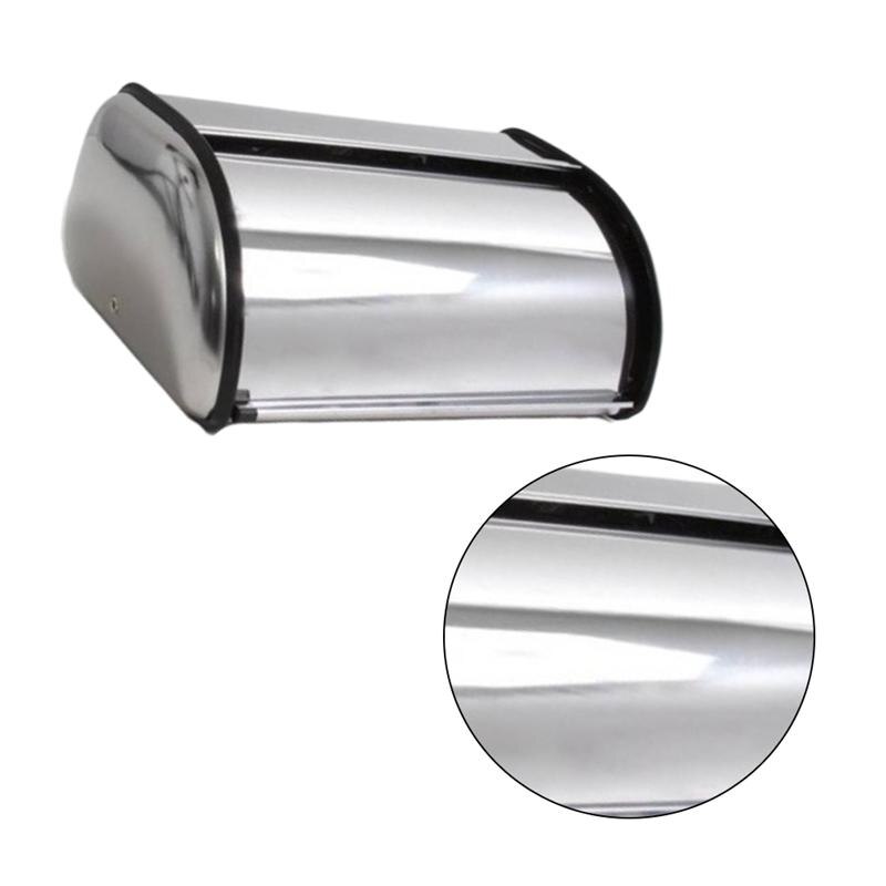 Roestvrij Staal Brood Storage Case Met Venster Brood Cake Container Thuis Keuken Brood Box Organizer Bakkerij Keuken Gadget