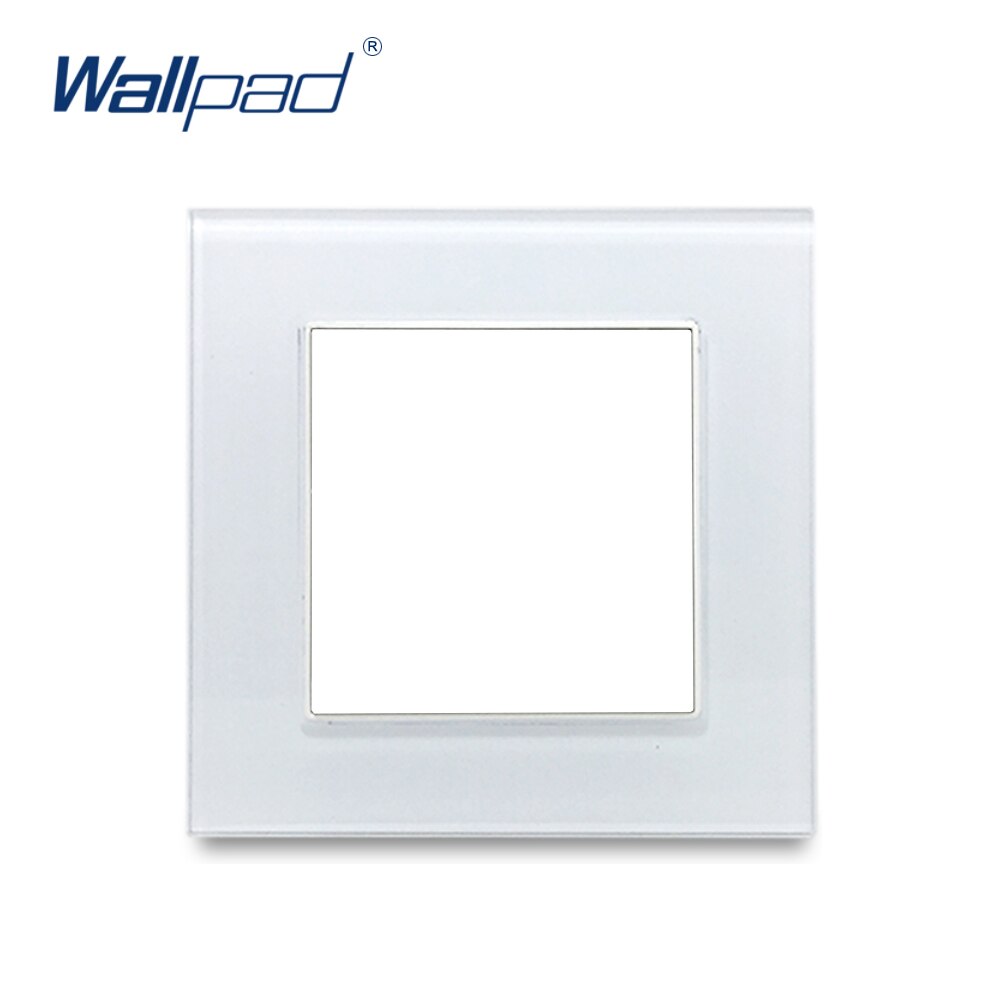 Wallpad Luxury Tempered Glass Panel Frame White Hotel Panel Vertical Frame 1 2 3 4 5 Frames Panel Only
