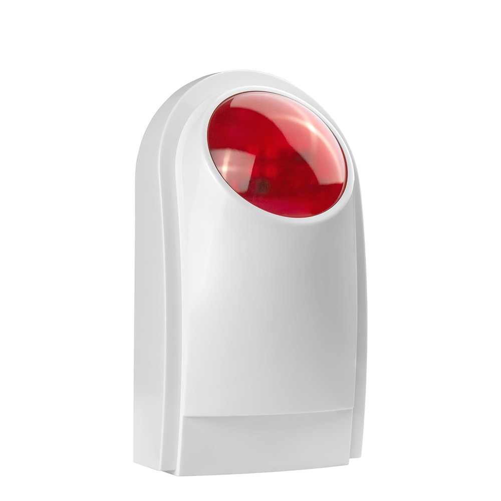 PGST Wireless Siren Indoor Flashing Alarm Sensor for 433MHz Home Security Alarm System Connect with Remote Control