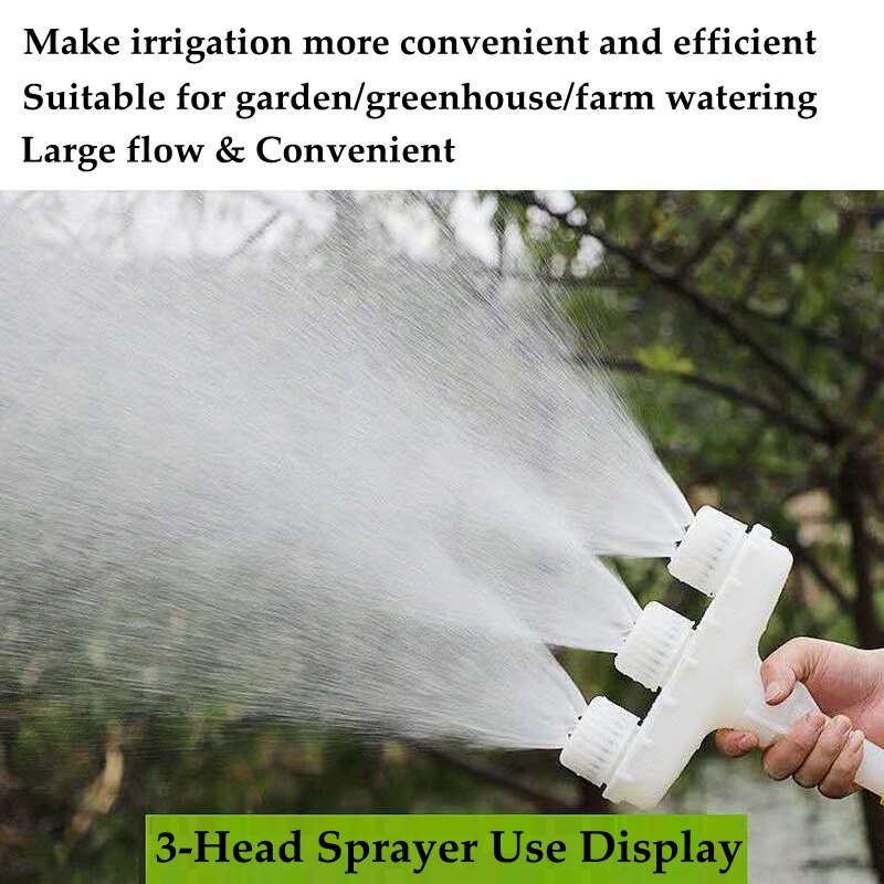 1PC Home Garden Lawn Sprinklers Water Large Flow Watering Agriculture Atomizer Greenhouse Farm Vegetable Irrigation Spray