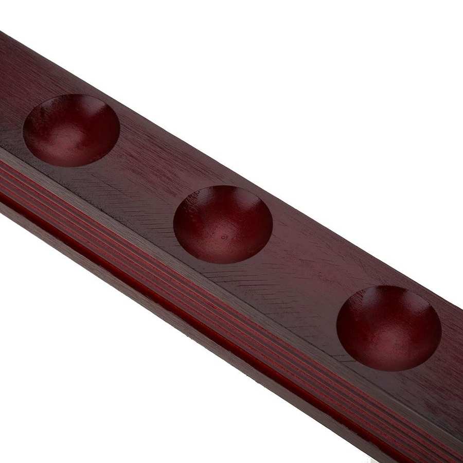 2pz Professionale Biliardo Piscina di Montaggio A Parete Appeso 6 spunto Spiedi Legno titolare cremagliera per biliardo spunto Risparmio di Spazio Del Supporto vino Rosso