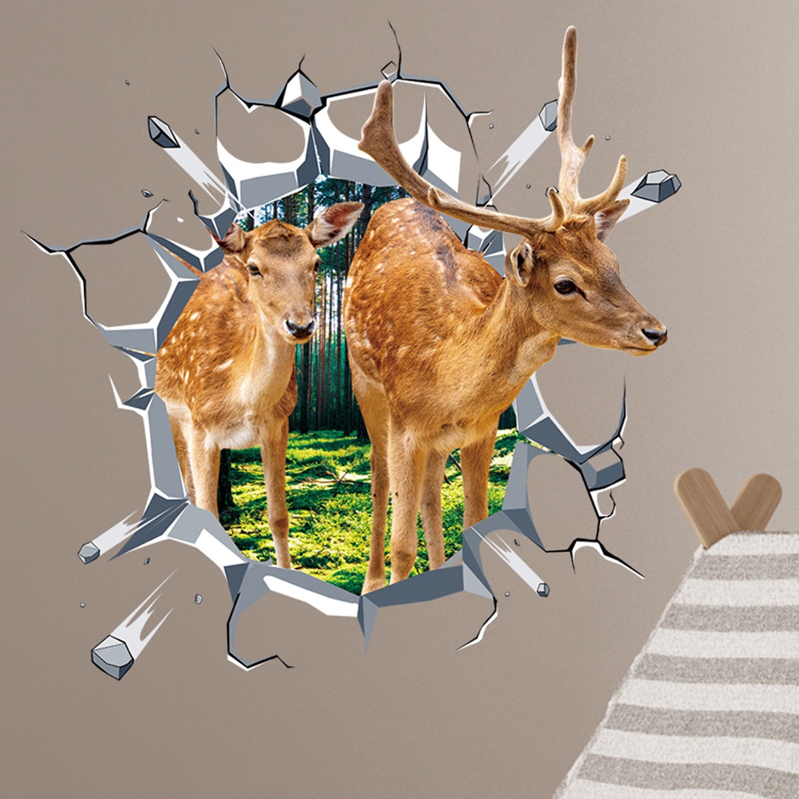 3D Sika Deer Silicone Mold - For Soap, Candles, Chocolate, Fondant, 7x3.5x4.1cm, Baking & Craft Tool - View #6