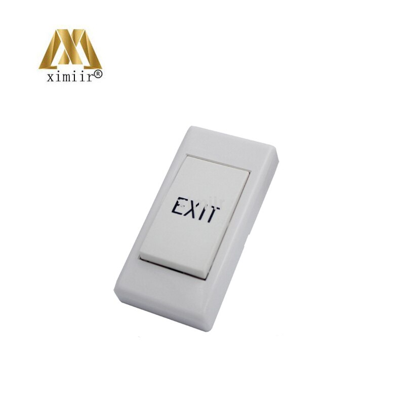 Mini push button E19 plastic exit button push swith for single door access control system