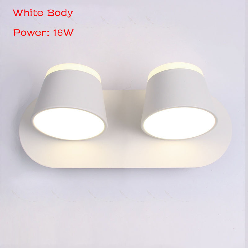 Indoor Wall Lamp 8W/16W /24W 360 Degrees Adjustable LED Wall Lamp Aisle Wall Sconce Living Room Modern Room Bedroom Light NR-177: 16W White / Warm White (2700-3500K)