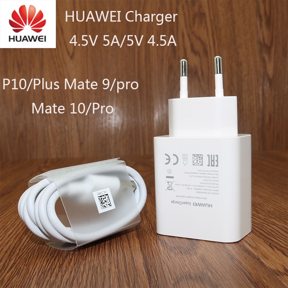 Original Huawei Mate 9 10 Pro P10 Plus P20 Pro Honor V10 Supercharge Fast Quick Super Charger 4.5V5A Type-C USB 3.0 Type C Cable