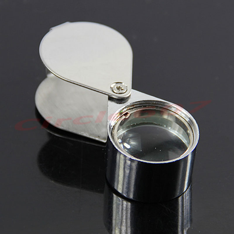 Jewelry Diamond Eye Loupe 30x21mm Magnifier Magnifying Glass Triplet Jewelers