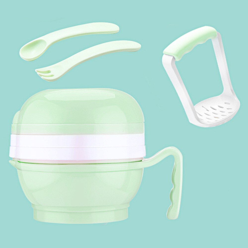 Mambobaby, 7 Uds., molinillos de alimentos para bebés, Bol de amolar para bebés, herramienta de alimentación suplementaria Manual para alimentos, máquina de zumo de frutas y vegetales para chico