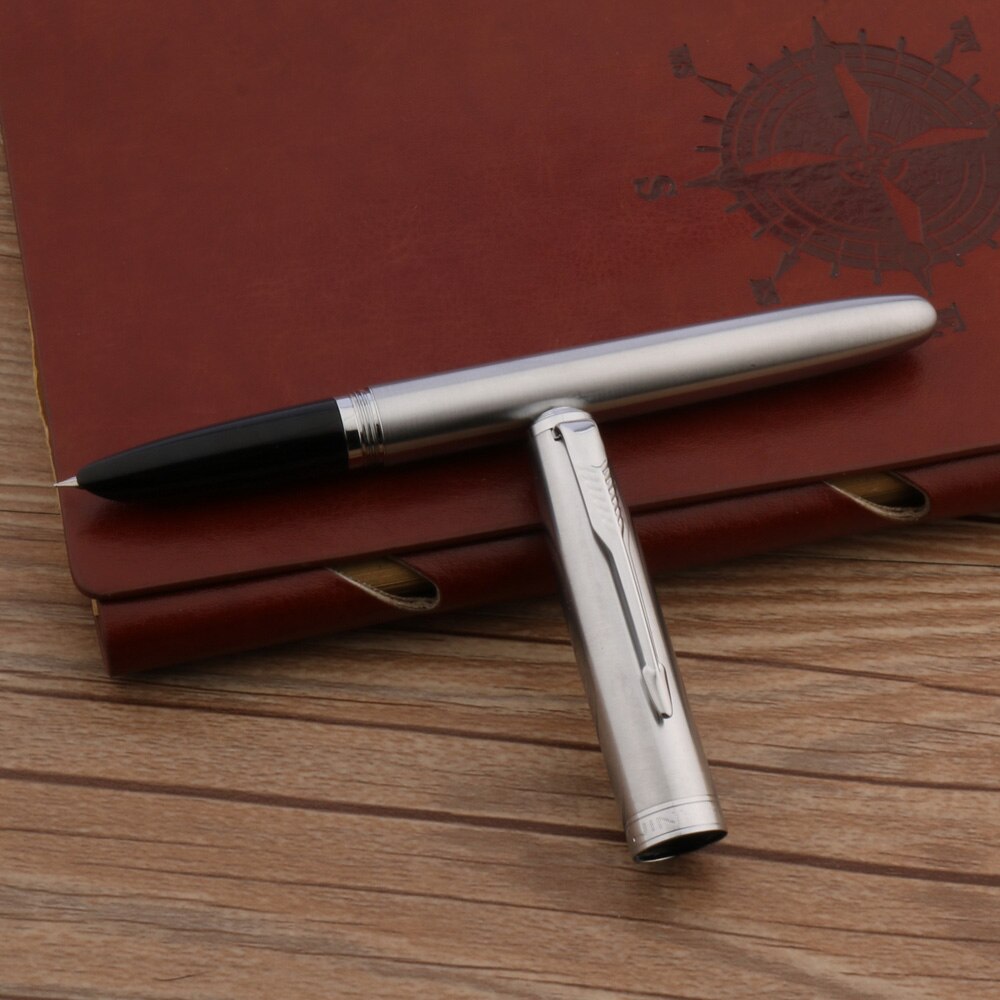 JINHAO 85 Fountain Pen stainless steel Feather Arrow classic Spin Stationery Office School Supplies