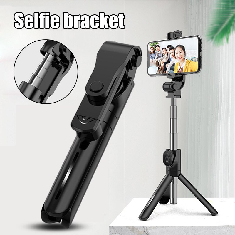 Portable Universal Selfie Stick Tripod with Wireless Bluetooth Remote Extendable Phone Tripod