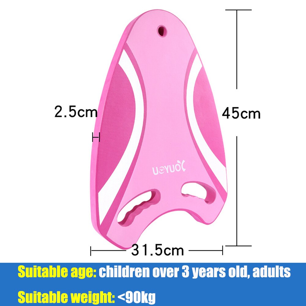 Tabla de flotación de natación para niños y adultos, espuma de Seguridad Auxiliar para principiantes, Flotador para surfear y nadar: Type A pink