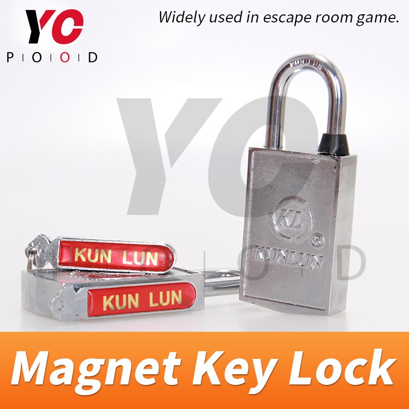 Magnet Key Lock Escape Room Spare Parts installed on door or box or other places Takagism game supplier YOPOOD