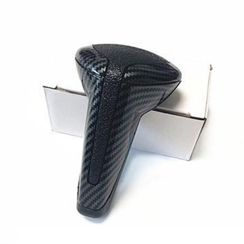 Cromo mate perilla de cambio de marchas en automático de balonmano para Citroen C2C4 Sega Triumph Peugeot 206, 207, 307, 408: A carbon fibre