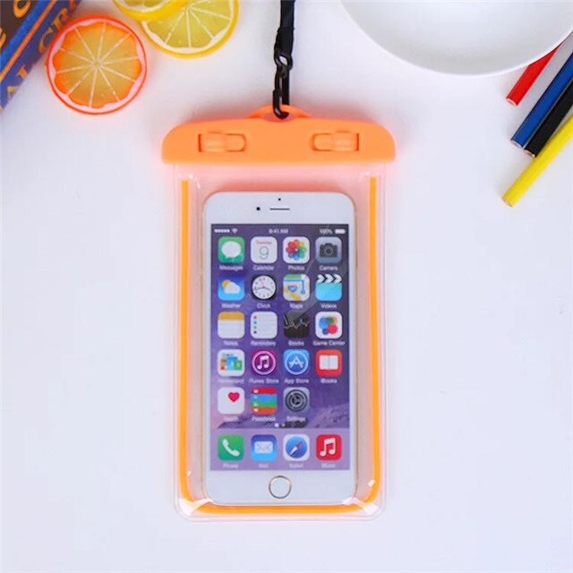 Luminous Waterproof Pouch Swimming Gadget Beach Dry 6 inch Phone Bag For iPhone 11 Pro Xs Max XR 8 7 Samsung S9: cheng