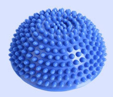 Bolas de Yoga con almohadilla de masaje, cojín de disco de equilibrio oscilante de estabilidad inflable, tabla de masaje, bolas de entrenamiento para ejercicio físico: blue 16cm