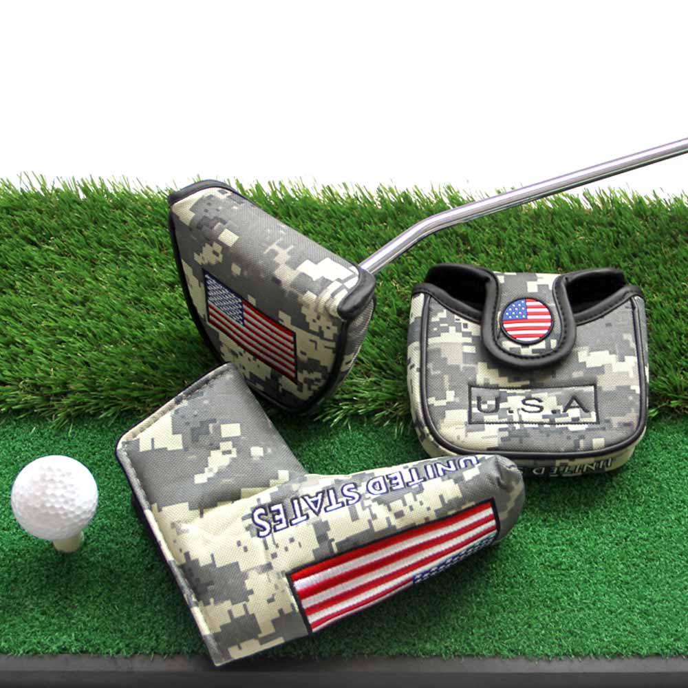 1Pcs Golf Head Covers Nylon Club Accessories Golf Putter Cover Headcover for Blade Golf Club Head Covers Accessory