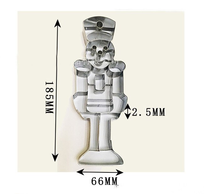 Choinka piernik Człowiek orzech żołnierz bałwan płatek śniegu narzędzia robić pieczenia ciastek ze stali nierdzewnej owoce foremka robić wykrawania ciasteczek