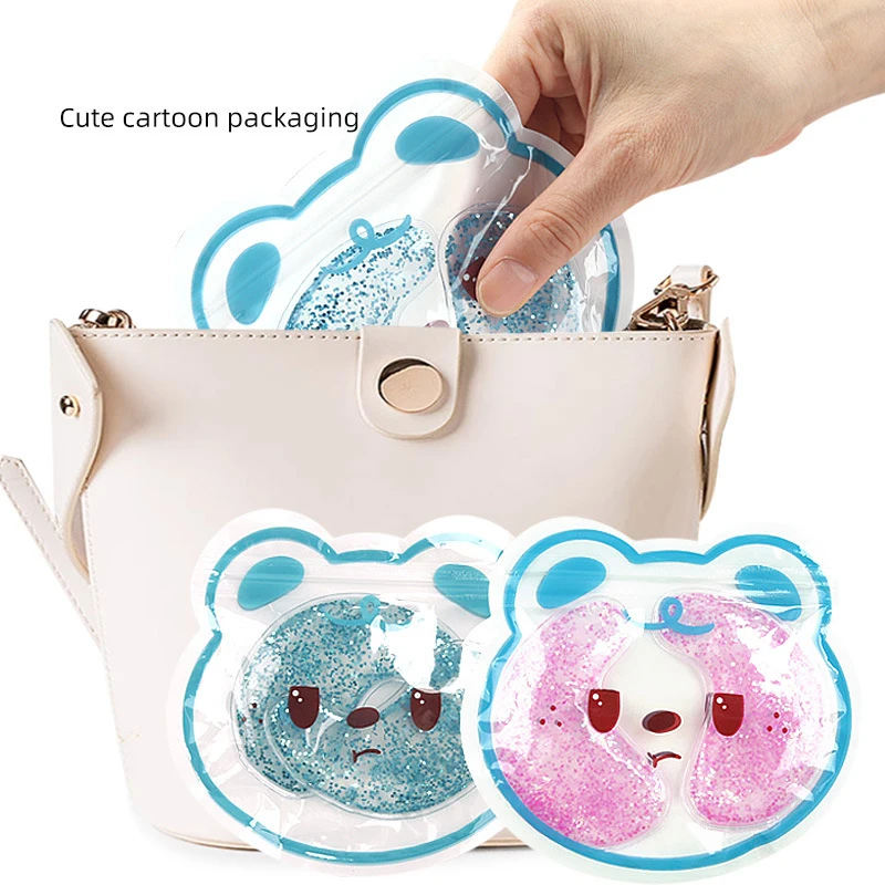 Gel Eye Bag Patch Reusable Gel Eye Ice Pack Cold Eye Patches Reusable Gel Eye Cooler Heater Patches Relieves Puffiness