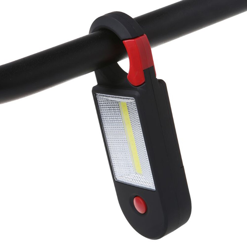 Draagbare cob led-werklamp, reparatielamp, zaklamp, inspectielamp met magnetische haak voor noodgevallen in de buitenlucht