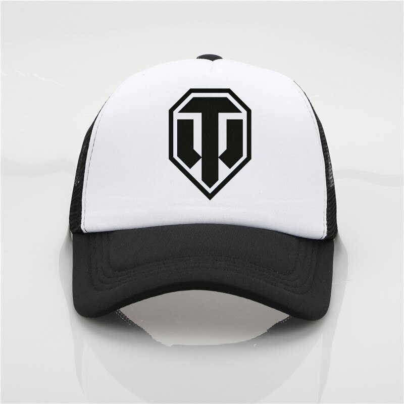 Games World Of Tanks-gorra de béisbol para hombres y sombreros de verano de mujer, sombrero para el sol, gorra de béisbol para niños: Gris oscuro