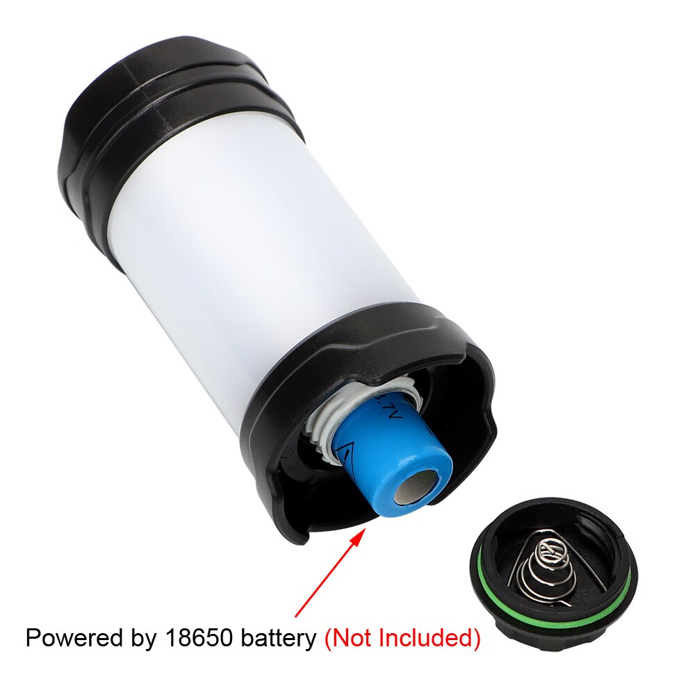 7 moduser leir lampe ledet camping lys usb oppladbart / batterilommelykt søkelyset arbeidslys søkelys nødlys