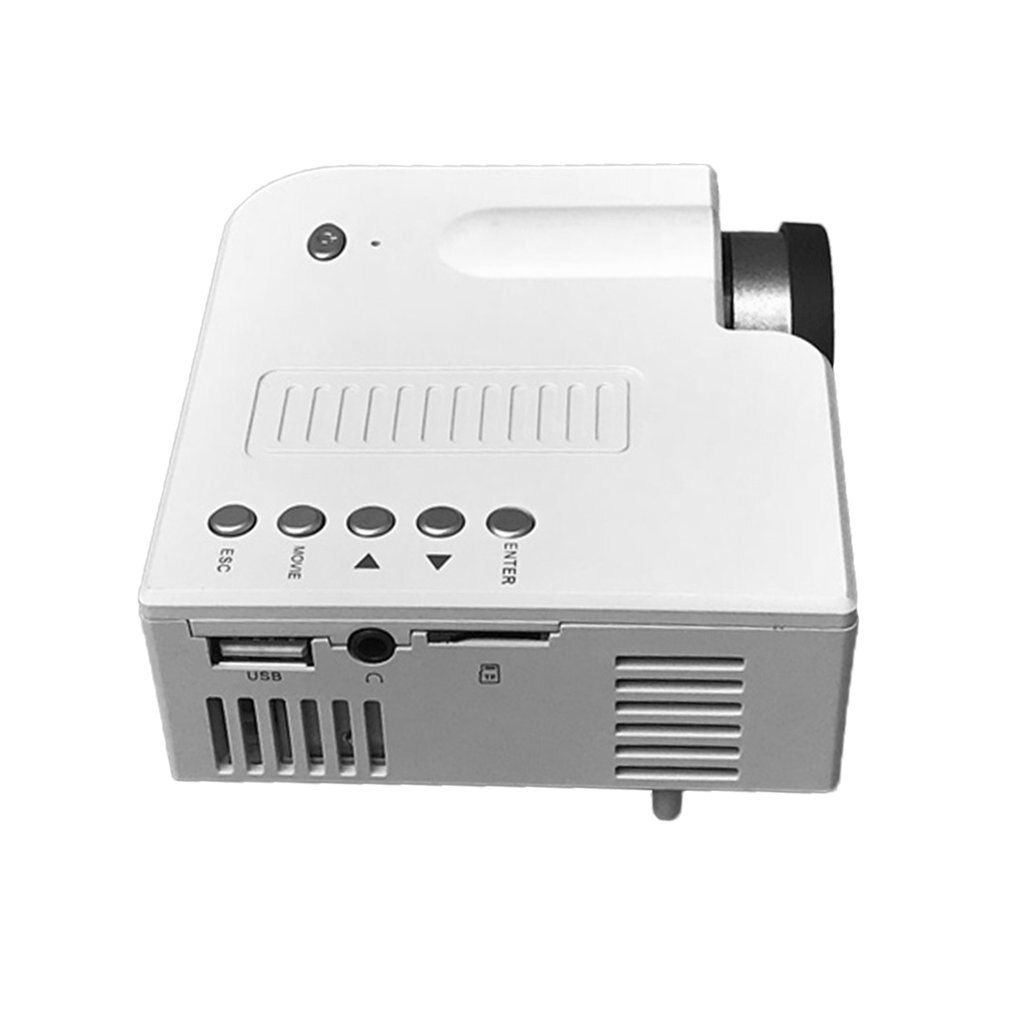 UC28B Mini Portable LED Projector 1080P LCD Multimedia Home Cinema Theater USB TF LED Beamer Projector for Home Use
