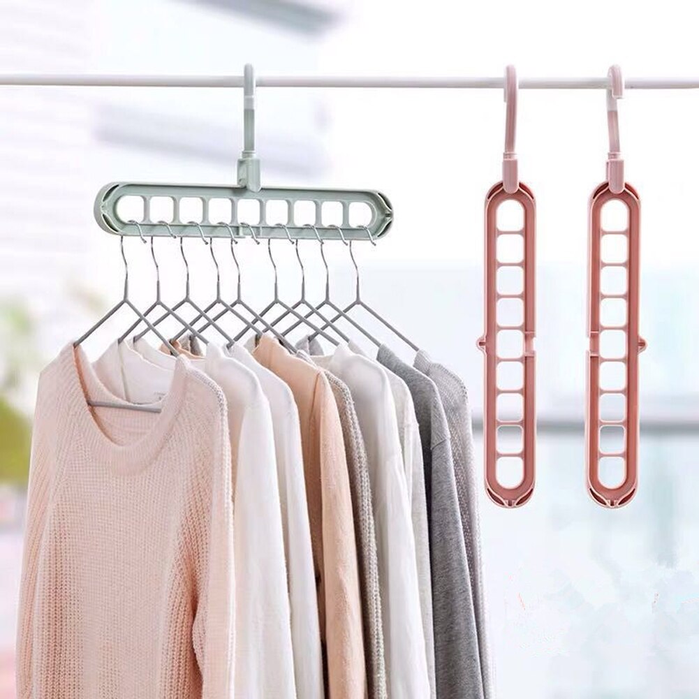1Pc Multifunction Plastic Clothes Hanger Clothes D... – Vicedeal