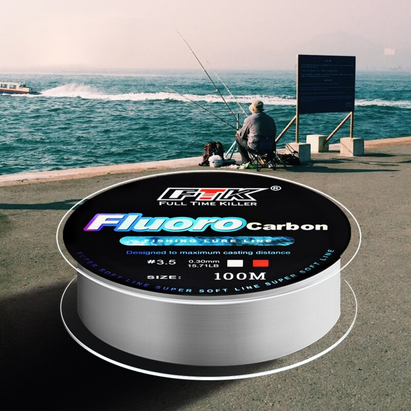 100M Vissen Nylon Lijn Sterke Fluorocarbon Fishing Lines Draad Outdoor Hobby Vissen Tool