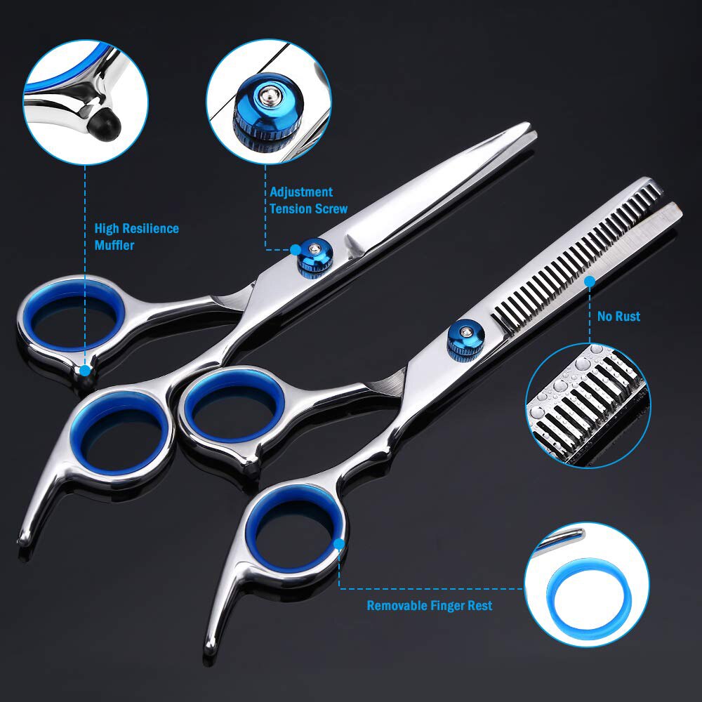 Professionele 6.0 Inch Hair Schaar Snijden Kapper Makas Haar Schaar Salon Scisors Dunner Schaar Kappersscharen